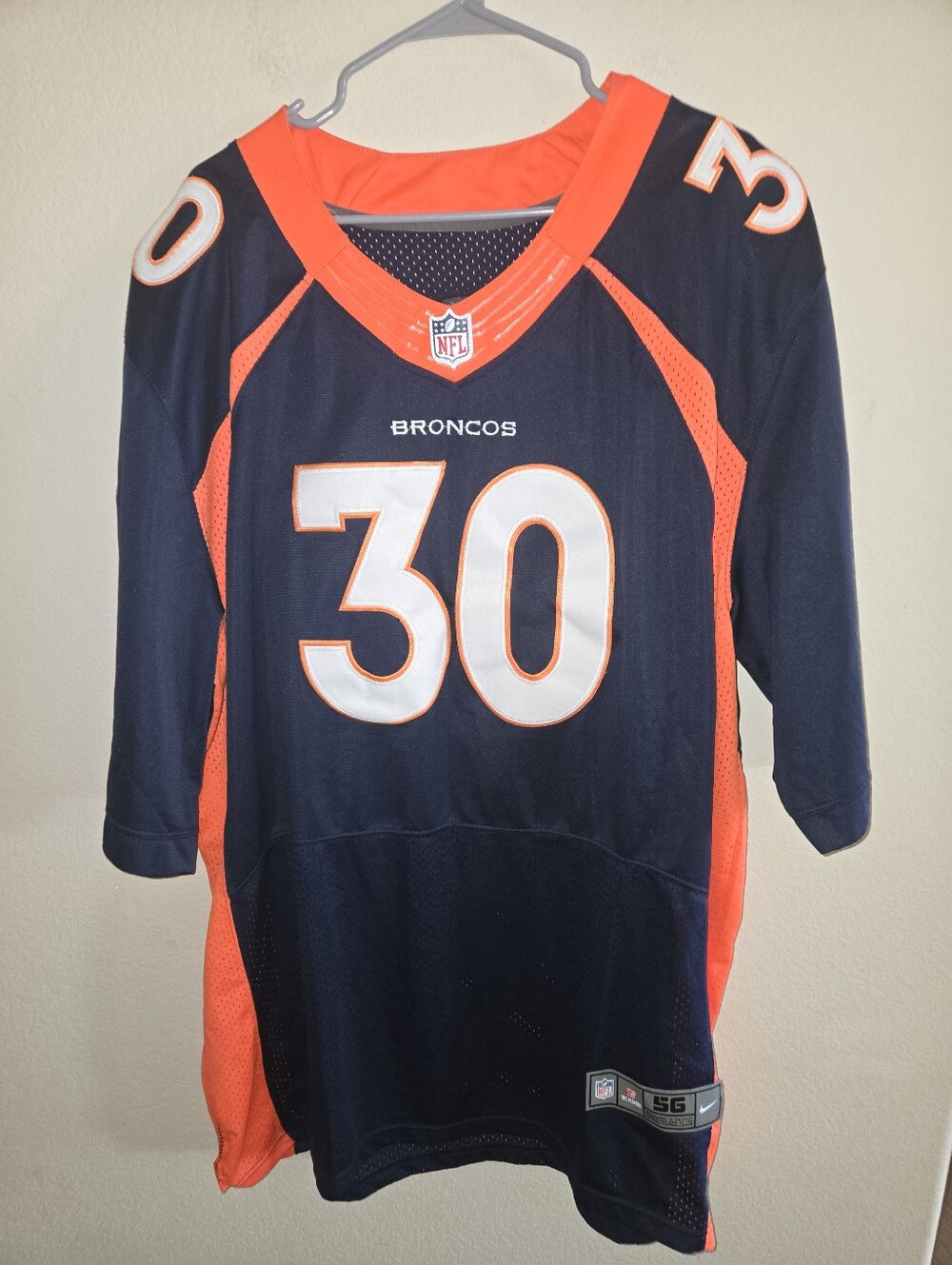 Men's Nike Phillip Lindsay Navy Denver Broncos Vapor Limited Jersey